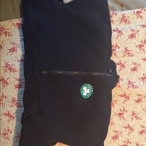 Boston Celtics Lululemon Athletica Black Hoodie with Celtics Green Logo